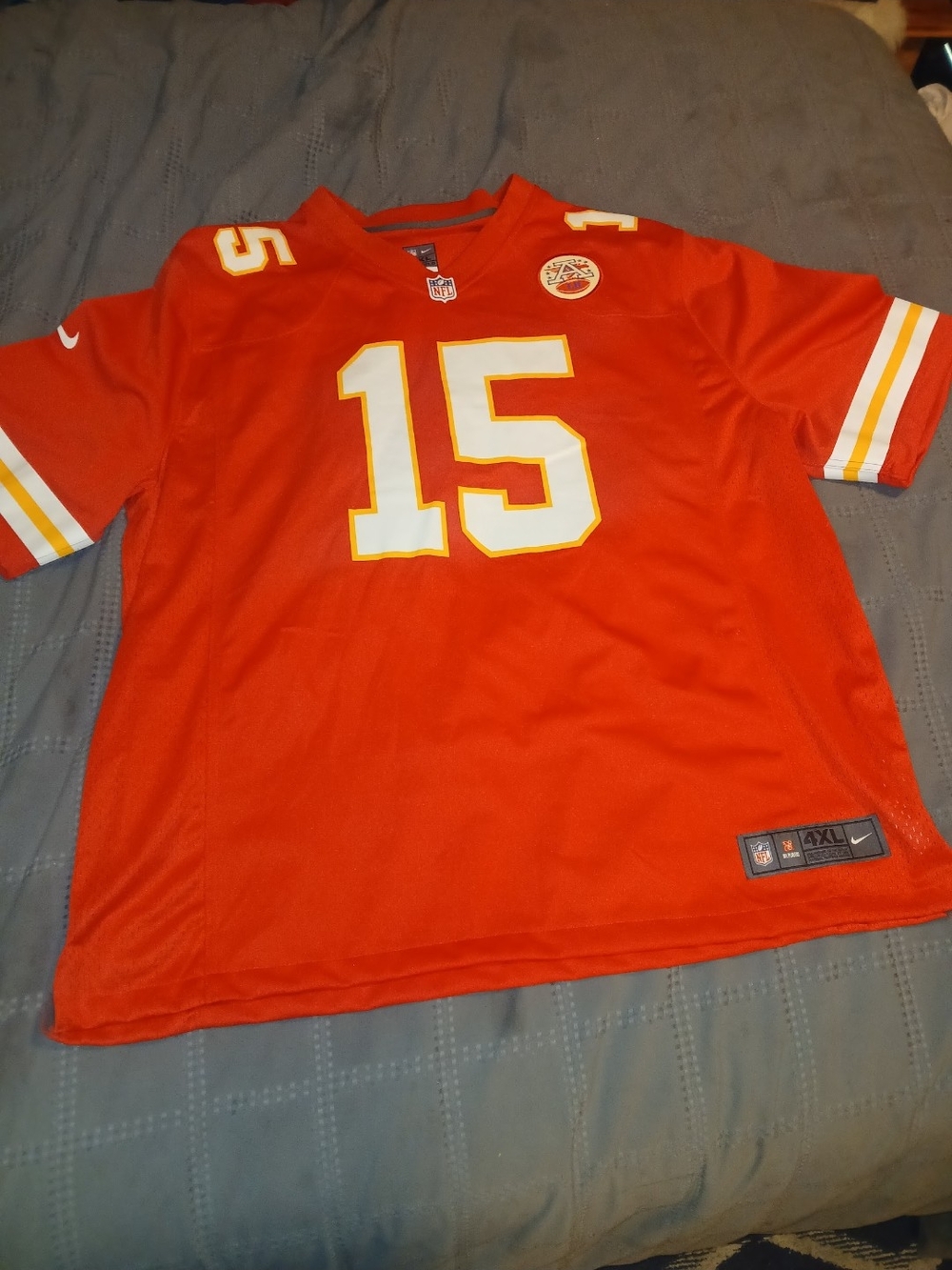 Nike Kansas City Chiefs #15 Red Football Jersey
